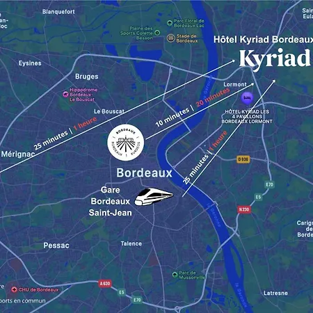Kyriad Bordeaux Szálloda 3*